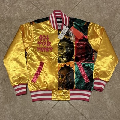 Headgear Classics Wu-Tang Clan Satin Jacket Old Dirty Bastard Yellow Small