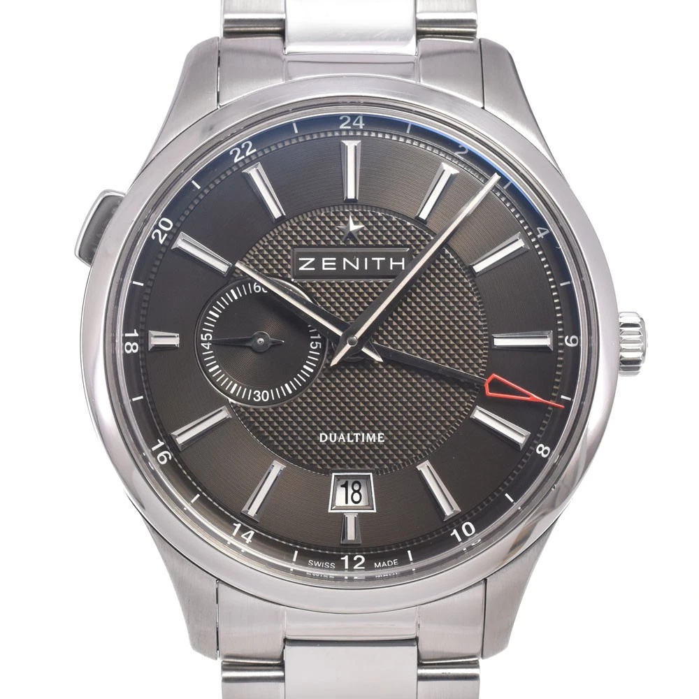 with paper ZENITH captain dual time 03.2130.682/22.M2130 Men's Watch L#150716