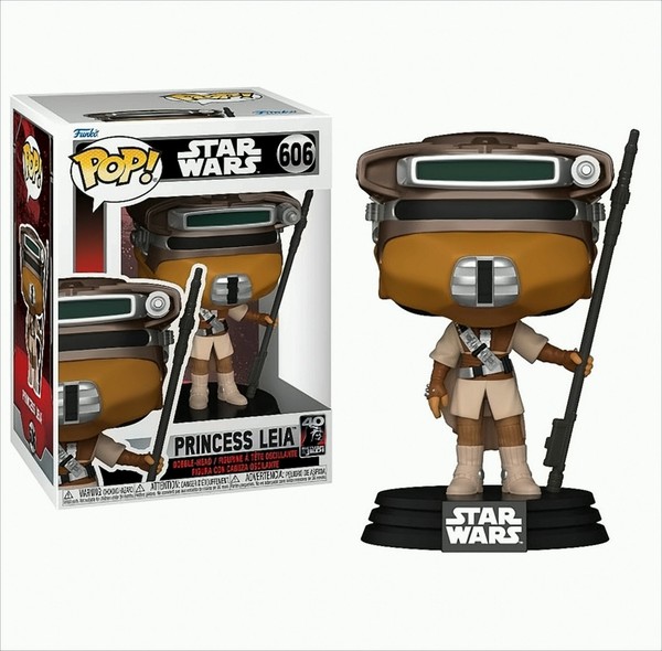 Gw80Ab Pop Star Wars 40Th - Princess Leia (Boushh) Neu & Ovp-image