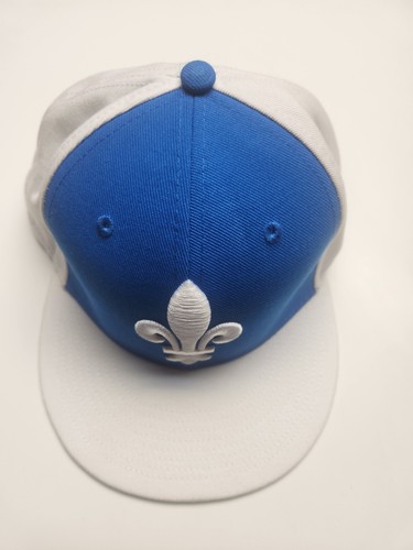 quebec nordiques Fanatics Vintage Hockey Fleur De Lis Snap Back Hat - Imagen 3 de 8