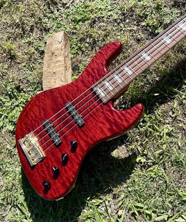 #1 of 35! Sadowsky LE 2023 MasterBuilt 21 Fret 5 String J/J Bass Majestic Red
