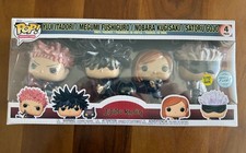 Funko Pop 4 Pack Jujutsu Kaisen Gamestop Exclusive Plastic Protector Free
