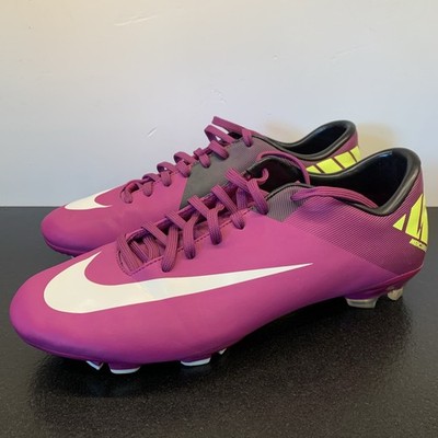 Nike Mercurial Vapor VII FG Soccer Cleats Size 11 Purple Yellow 442005-547 CR7