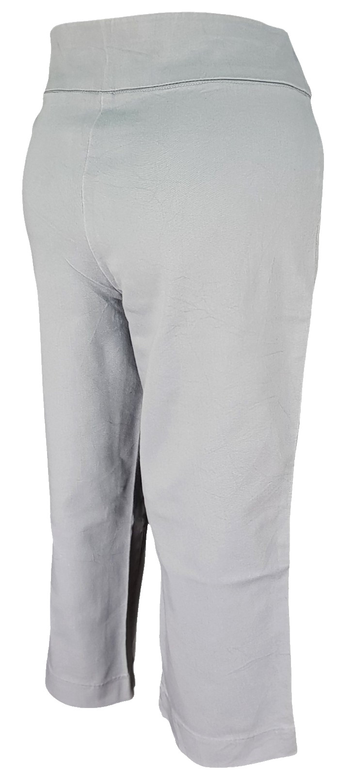 CROFT & BARROW Womans Grey CROPPED TROUSERS Pants Pull On - W30" - UK12 -RRP £52 image 9