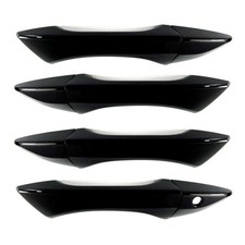 Set Glossy Pure Piano Black Cover Trim For 2009-2014 Acura Tsx Side Door Handle
