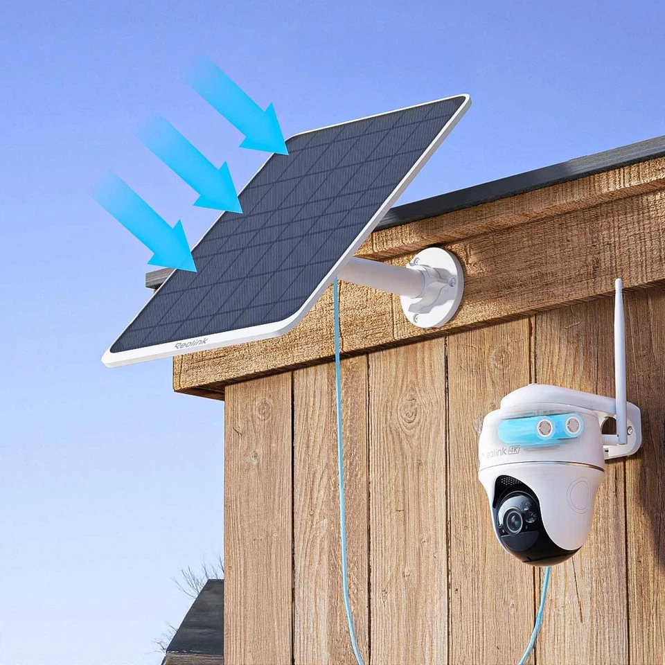 Reolink Solarpanel 3 12 W für akkurbetriebene Reolink Kameras, wetterfest - Bild 4 von 4