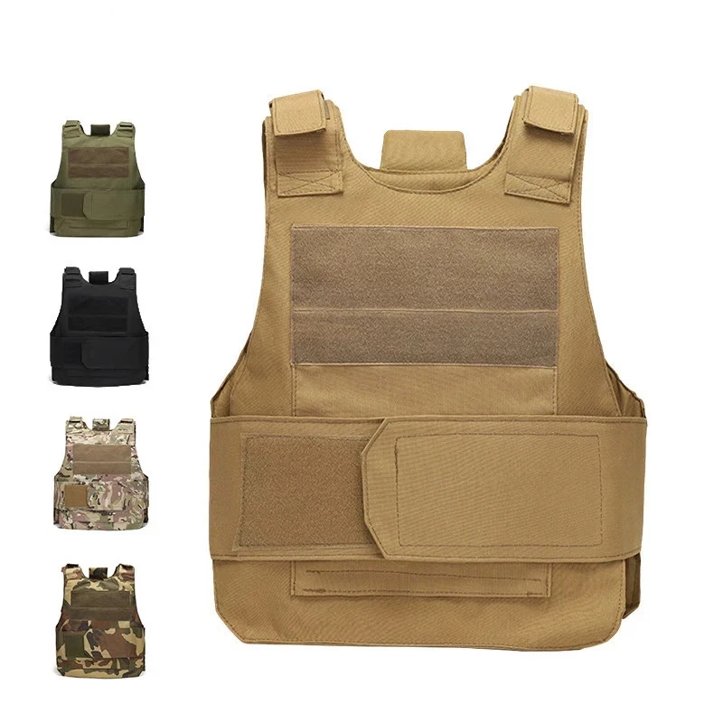Mud Color Protective Tactical Vest Adjustable Army Hunting Training Defense