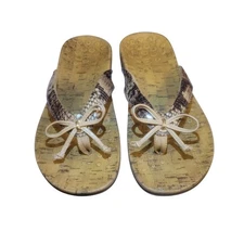 Vionic Cassie Snake Quality Comfort Arch Support Orthotic Sandal Womens Shoe