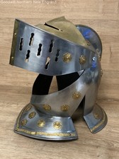 Unbranded Handmade Metal Knight Helmet Cosplay Costume Accessory