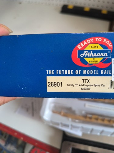 Coches multiusos Athearn TTX Trinity 57' escala Ho 27901 #360859 | Zustand: New