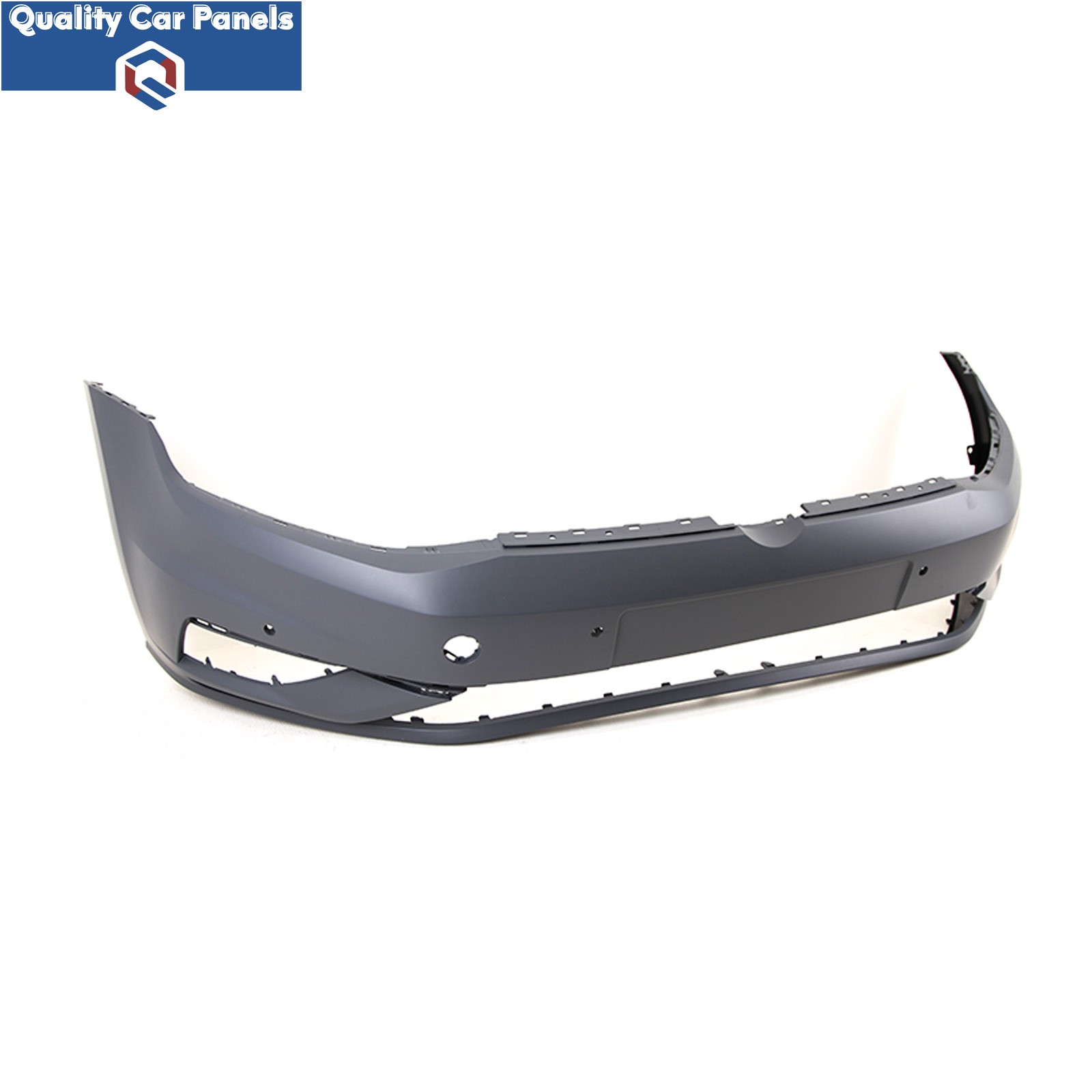 Front Bumper Primed No Washer Holes With PDC Fits VW Golf Mk7 2017-2020