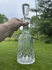 Vintage WATERFORD Wine Decanter & Original Stopper - Lismore Cut CRYSTAL Ireland