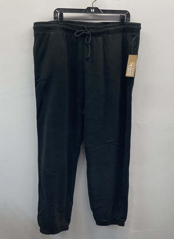 Eddie Bauer Women's Black Vintage Soft Jogger Sweatpants NWT Size 2X