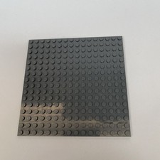Lego 91405 Baseplate 16 x 16 Dark Gray Replacement Add-on Piece Part