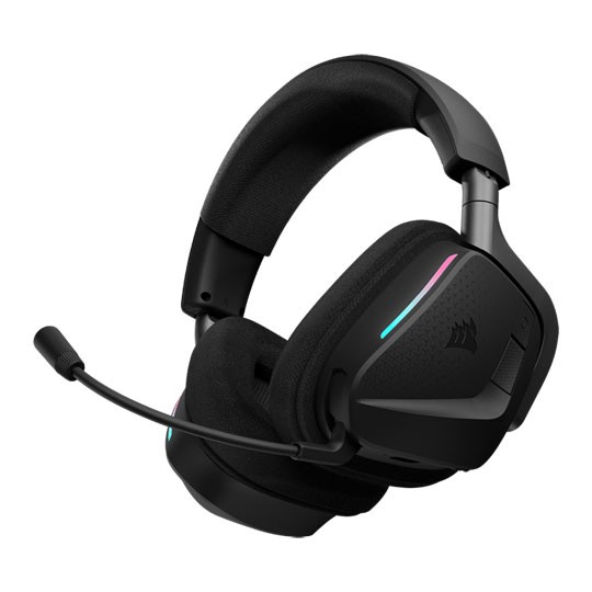 CORSAIR VOID v2 MAX Wireless Headset, Black, RGB, Dolby Atmos, 50mm Neodymium Dr