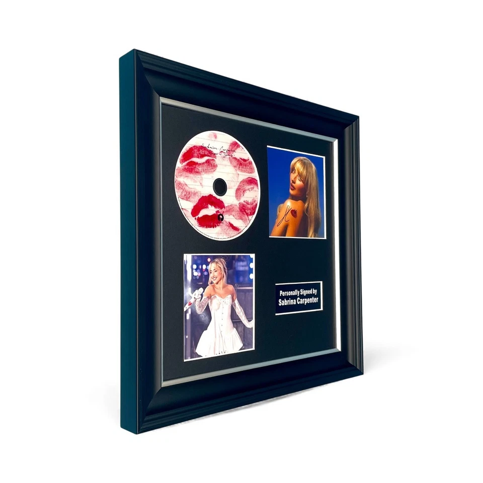 Sabrina Carpenter  SIGNED Short N' Sweet Artwork Display & COA Autographed Music - Image 2 of 4