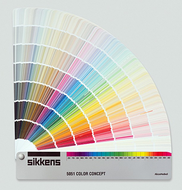 Sikkens 5051 Color Concept Colour Chart 2079 Tones Cards Finder Action