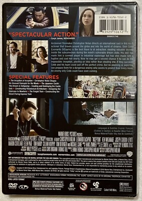 Inception (DVD) Leonardo DiCaprio, Marion Cotillard, Ellen Page