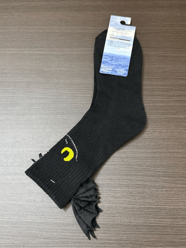 How To Train Your Dragon Toothless 3D Wings Crew Socks - Picture 3 of 4