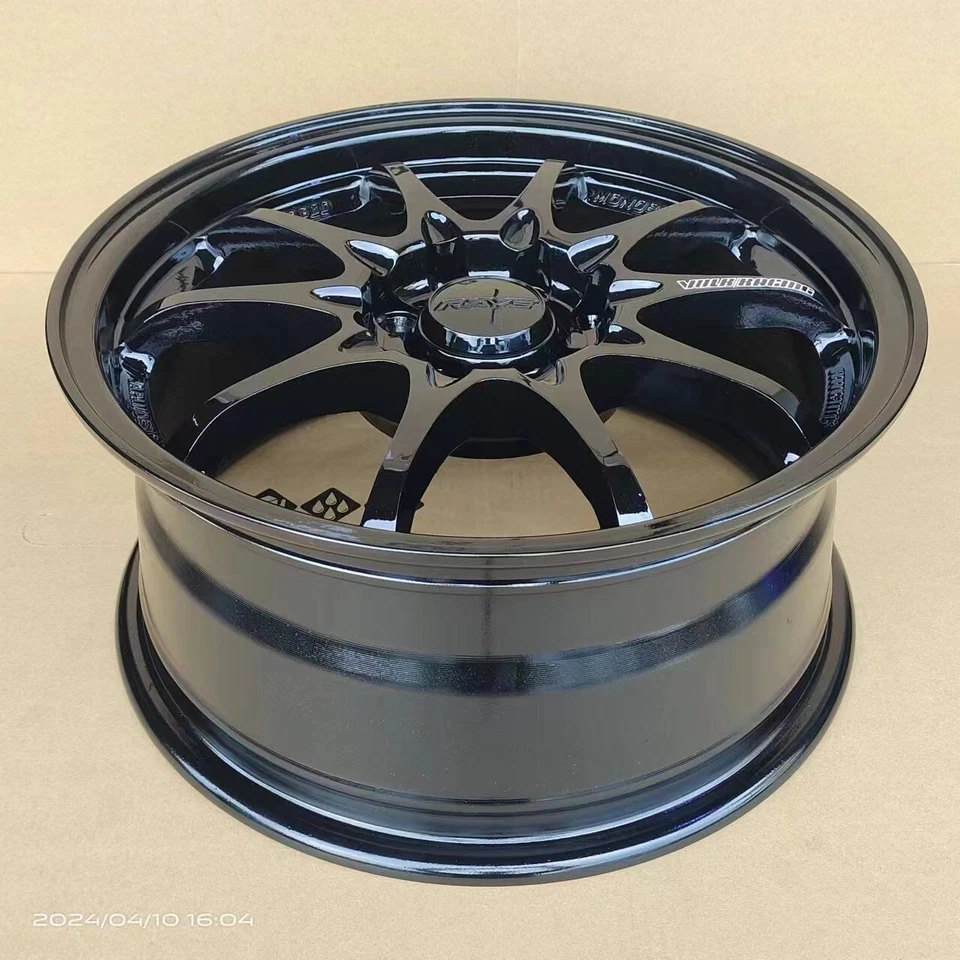 CE28 VOLK RAYS WHEEL 15X7JJ 8H100/114.3 ET38 LIGHT WEIGHT WHEEL FLOWFORMING - Image 3 of 3