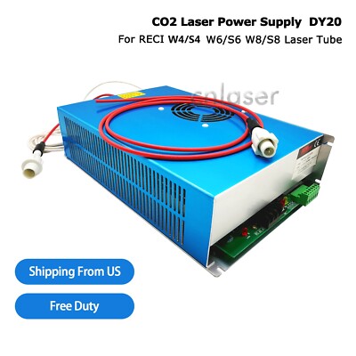 CO2 Laser Tube Power supply for RECI  100W -180W W4/S4 W6/S6 W8/S8  DY20 110V US
