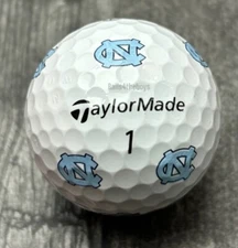 (1) Taylormade TP5 Pix North Carolina Tarheels NCAA New LogoGolf Ball