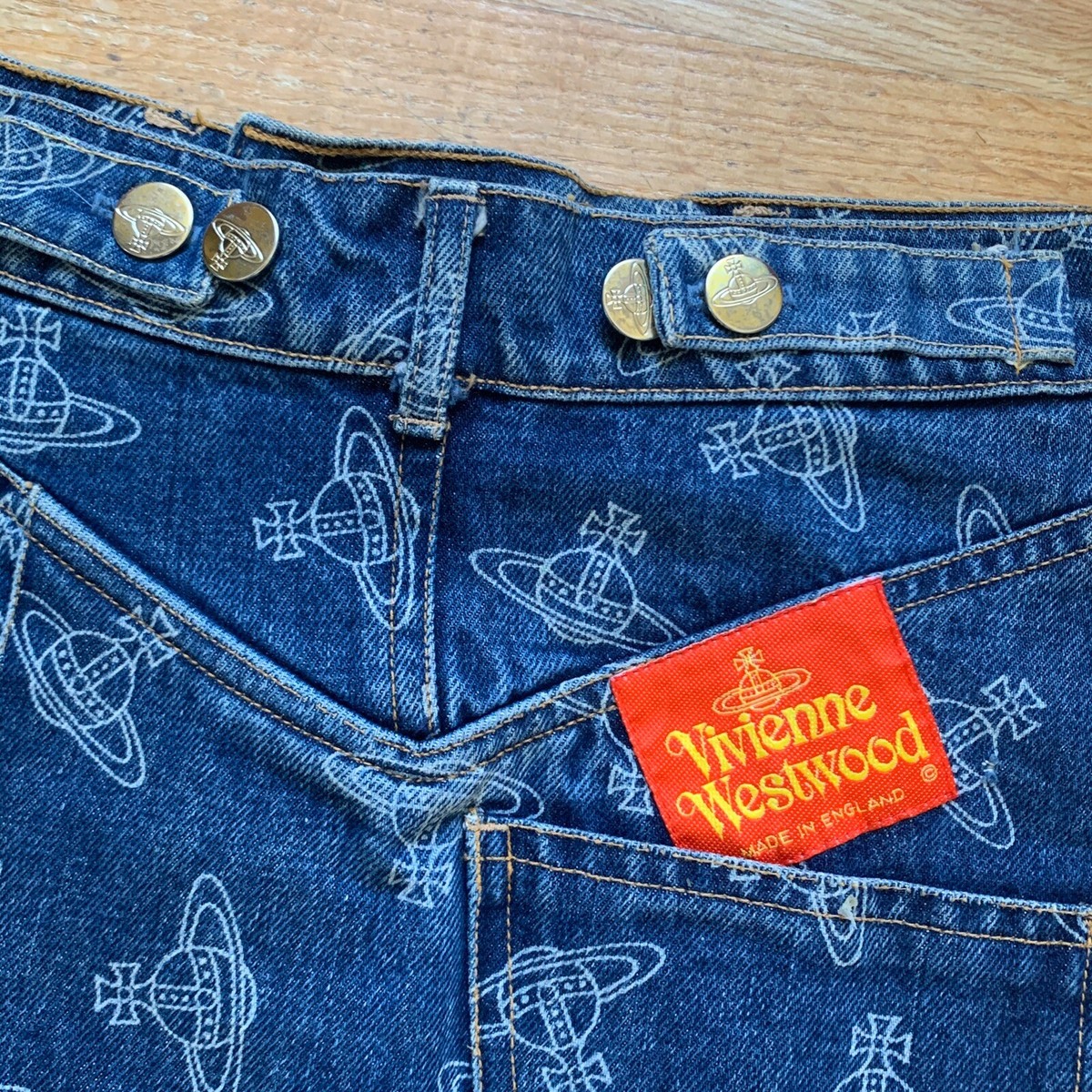VIVIENNE WESTWOOD スカート Orb denim pencil skirt971155 VIVIENNE WESTWOOD スカート Orb denim pencil skirt971155