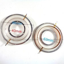 2PCS /LOT 63mm Diaphragm Voice coil Fit For Driver Repair 8ohm