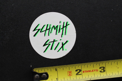 Schmitt Stix Skateboards Neon Green OG 80's Z63A Vintage