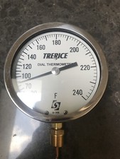 TRERICE DIAL THERMOMETER  VAPOR ACTUATED 30 TO 240F  MODEL V80742  