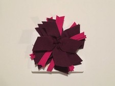 Gymboree SURF ADVENTURE Fuchsia and Purple Ribbon Hair Elastic  NWT 