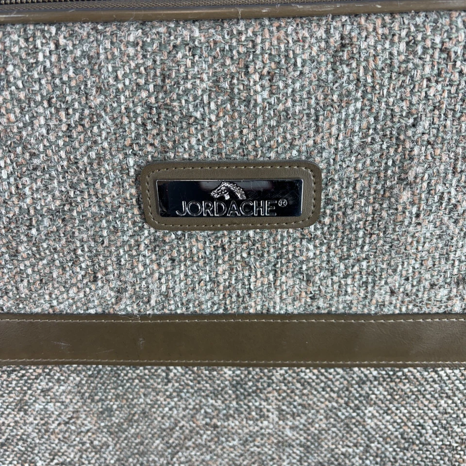 Jordache Maleta Equipaje Maleta Viaje Ruedas Marrón 28x21x9 Foto 2 de 4