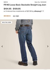 Ariat FR M3 Loose Basic Stackable Straight Leg Jean