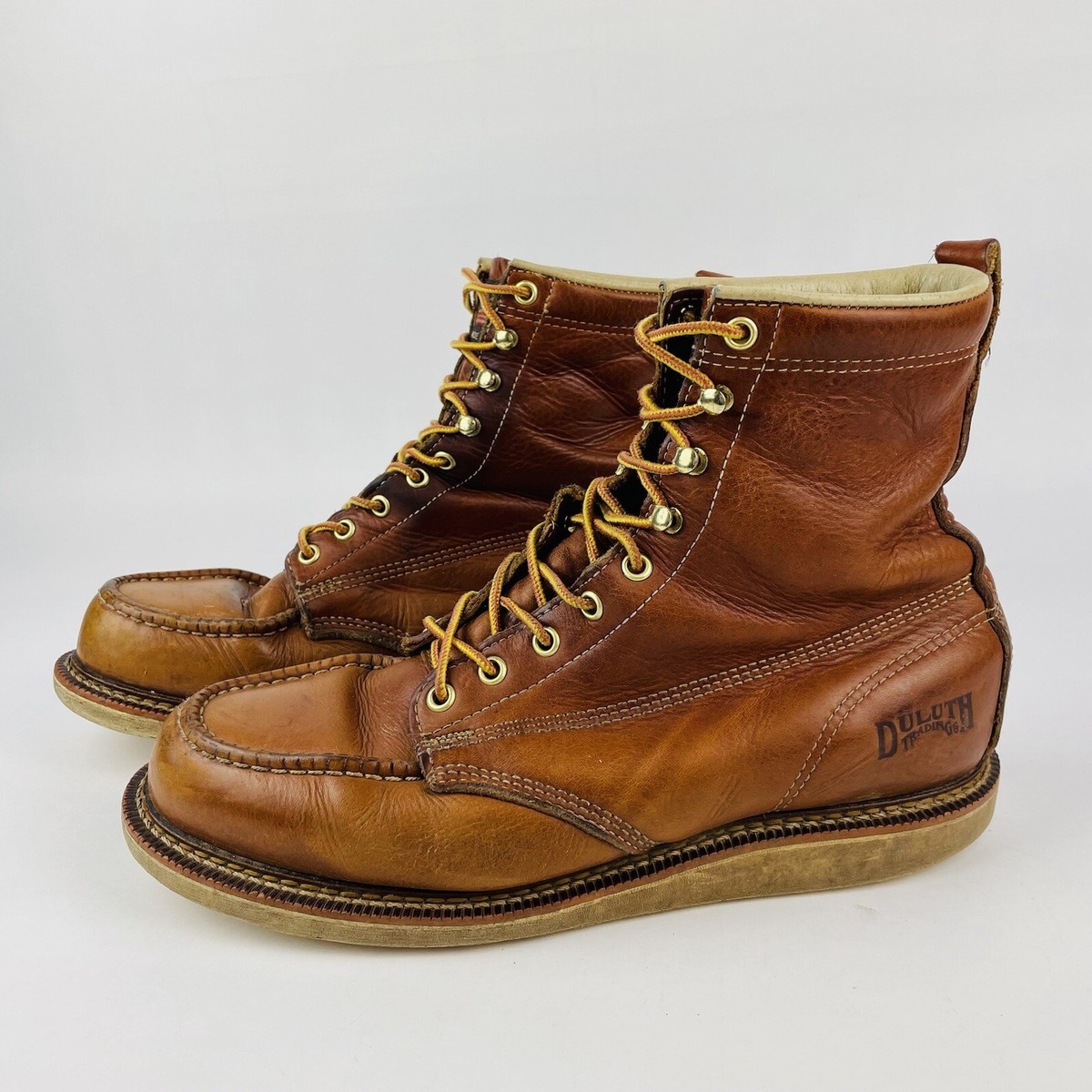 Duluth Trading Men’s Shoes Size 13M Brown Leather Casual Comfort Lace Up Men main image 3