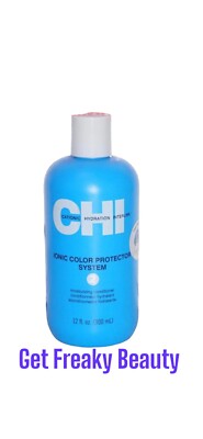 CASE OF 12 Chi Ionic Color Protector System 2 Moisturizing Conditioner. 12 oz.