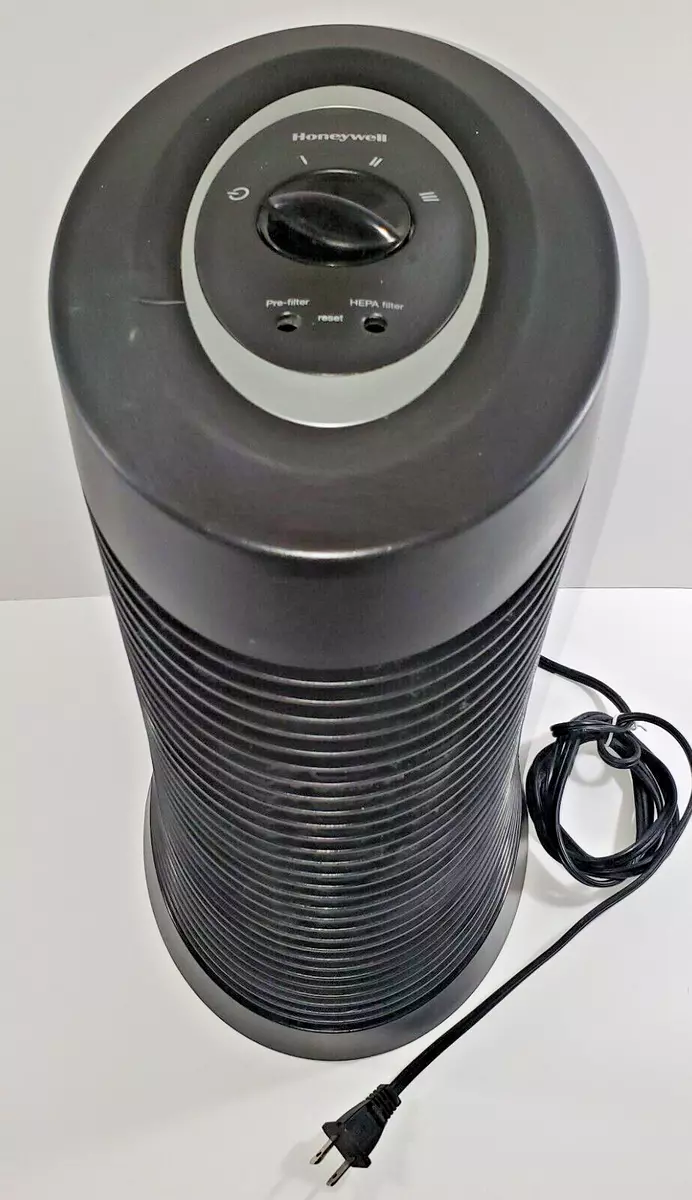 Honeywell True HEPA Air Filter Compact Allergen Remover Tower HPA 050 Black Used