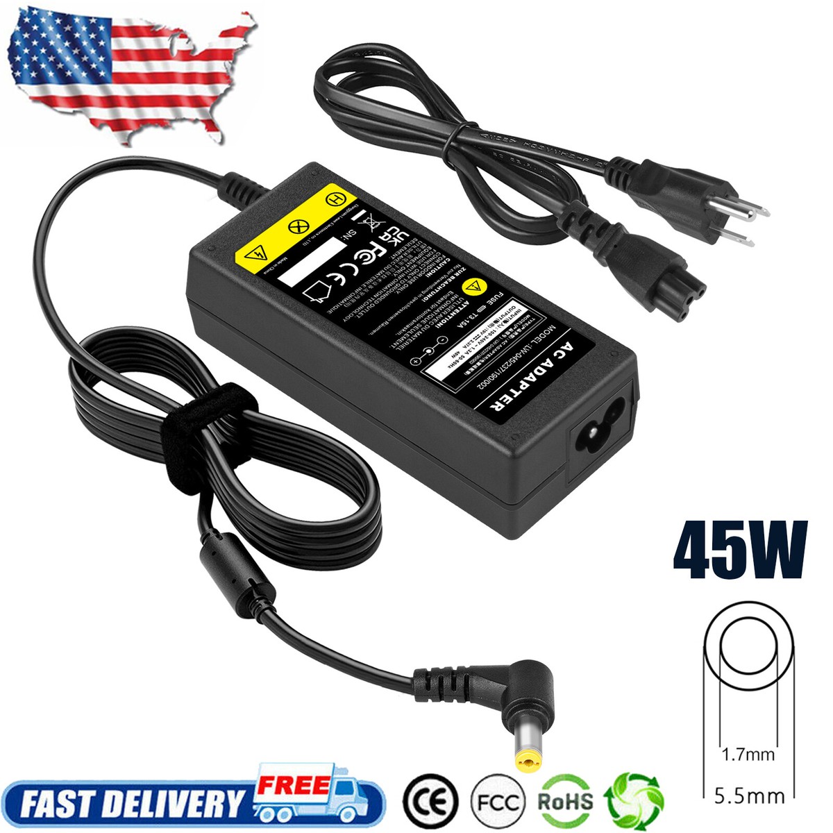 Charger for DELL Inspiron Mini 10 10v 1010 1011 PP19s Adapter