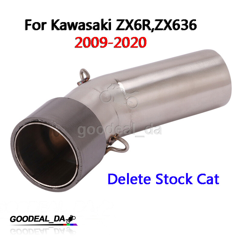 Exhaust Mid Link Pipe For Kawasaki Ninja ZX6R ZX636 2009