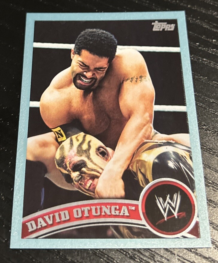 2011 Topps WWE David Otunga Blue /2011