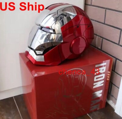 1:1 Iron Man MK5 Jarvis Deformable Voice Control Wearable Helmet Electroplated