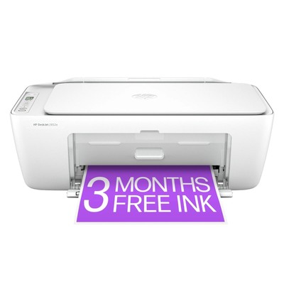 HP DeskJet 2852e Wireless All-in-One Color Inkjet Printer, Scanner, Copier, 3 Mo