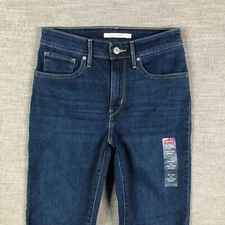 Levi's Jeans Womens 27 Blue 721 High Rise Skinny Leg Dark Wash Denim