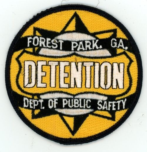 GEORGIA GA FOREST PARK POLICE DETENTION NICE SHOULDER PATCH SHERIFF | eBay