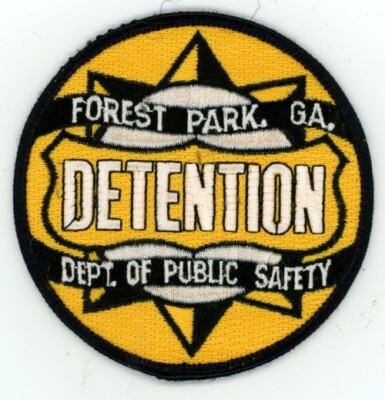 GEORGIA GA FOREST PARK POLICE DETENTION NICE SHOULDER PATCH SHERIFF | eBay