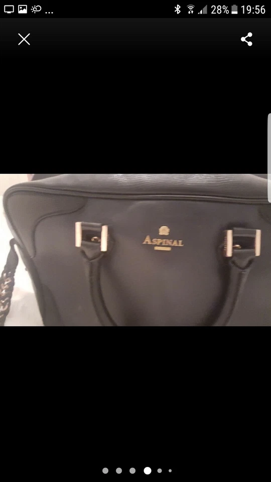 ASPINAL OF LONDON large Ladies Sofia Leather Handbag - Image 3 of 4