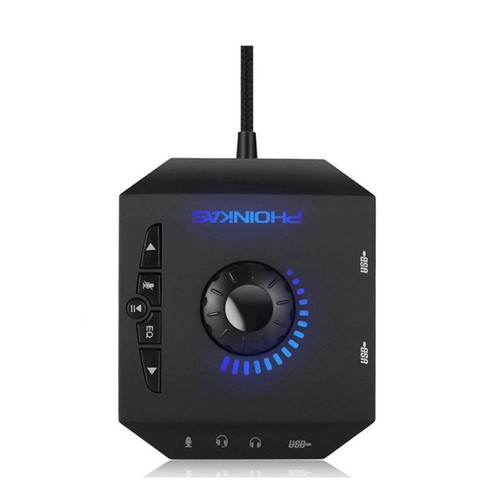 Professional Computer USB Sound Card 7.1 Channel Audio Adapter For PC Laptop A - Picture 8 of 10