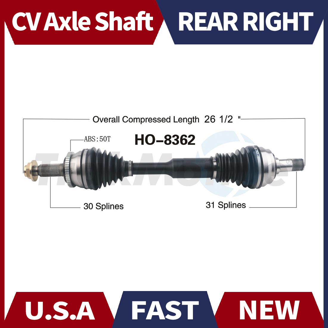 Surtrack REAR RIGHT CV Axle Shaft For 1991-2005 Acura NSX Manual