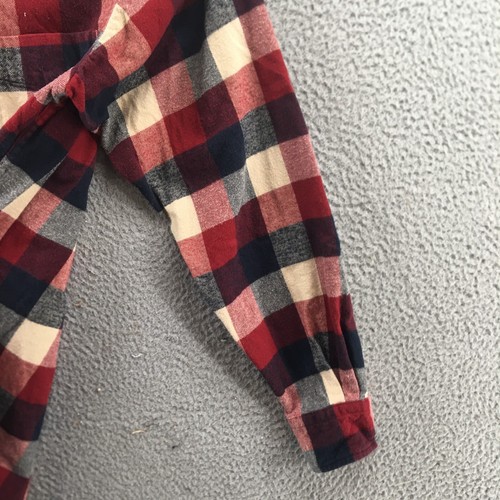 Red Head Brand Co Button Down Long Sleeve Shirt Mens Small Red Plaid Multi - Picture 5 of 16