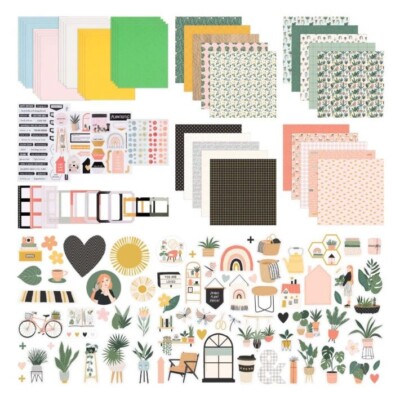 SPELLBINDERS Card Kit of the Month Indoor Garden Club Excl KOM-JAN23 Plants