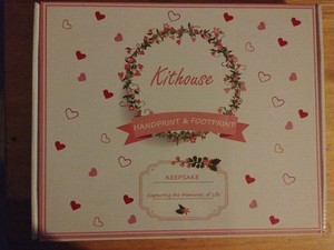 baby footprint frame